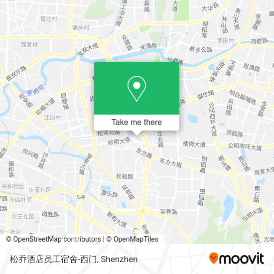 松乔酒店员工宿舍-西门 map