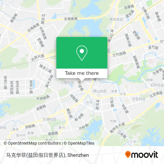 马克华菲(益田假日世界店) map