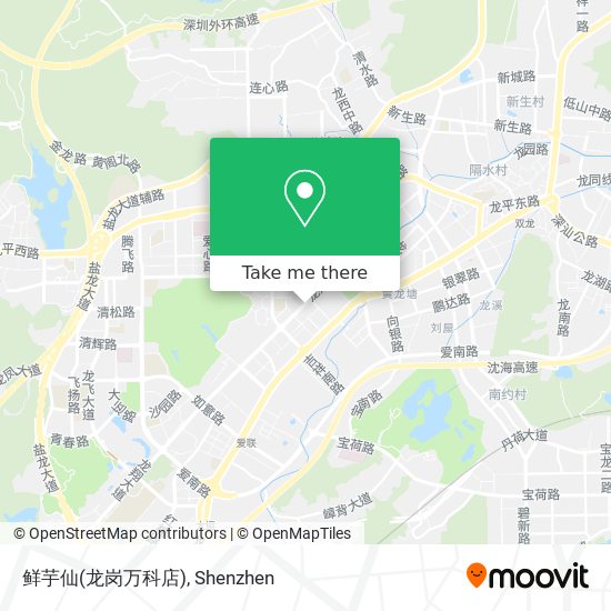 鲜芋仙(龙岗万科店) map