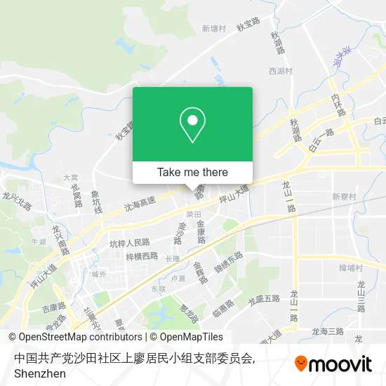 中国共产党沙田社区上廖居民小组支部委员会 map