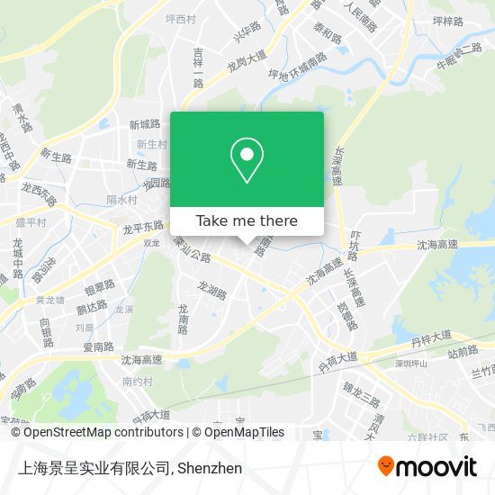 上海景呈实业有限公司 map