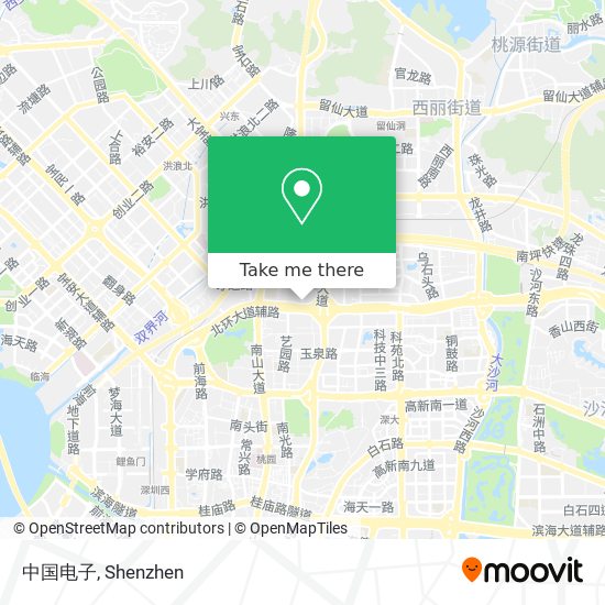 中国电子 map