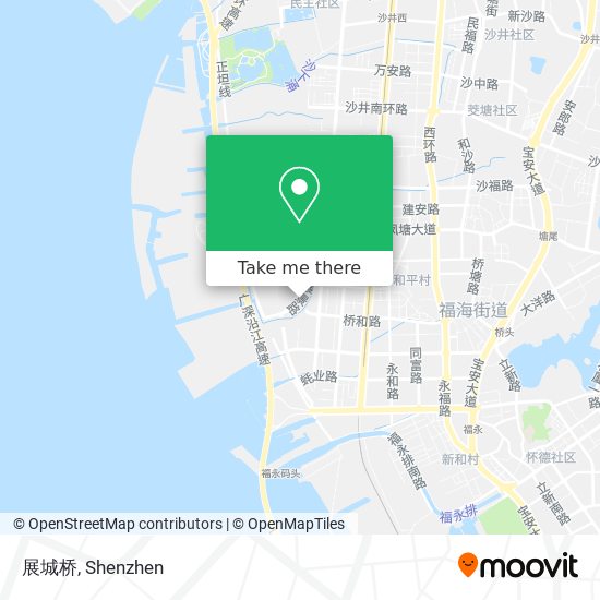 展城桥 map