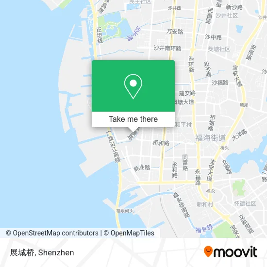 展城桥 map