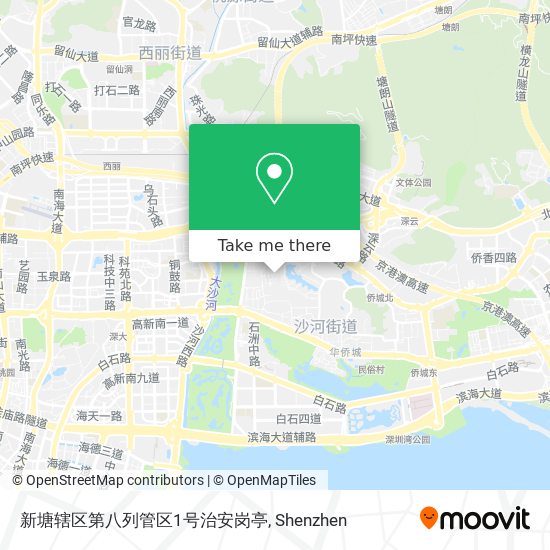 新塘辖区第八列管区1号治安岗亭 map
