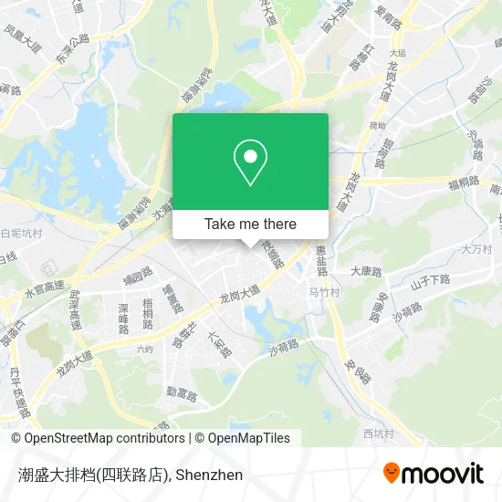 潮盛大排档(四联路店) map