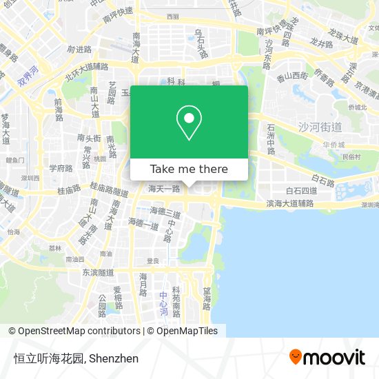 恒立听海花园 map