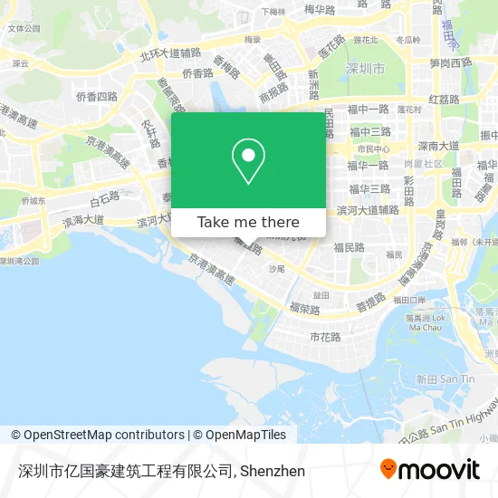 深圳市亿国豪建筑工程有限公司 map