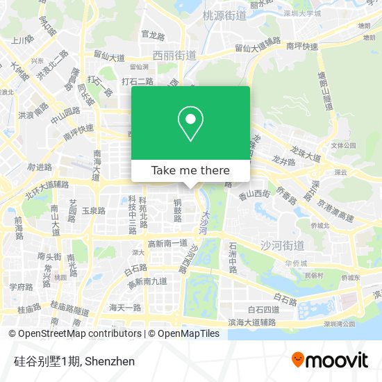 硅谷别墅1期 map