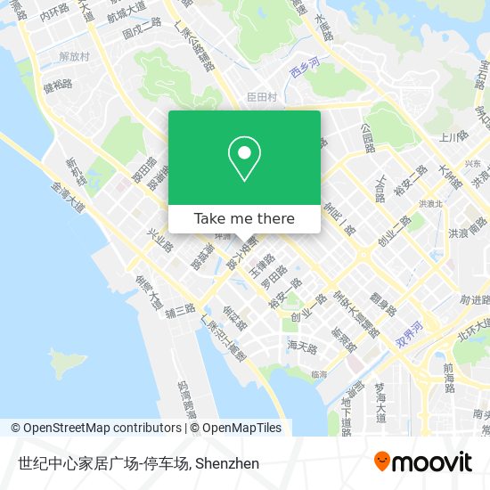 世纪中心家居广场-停车场 map