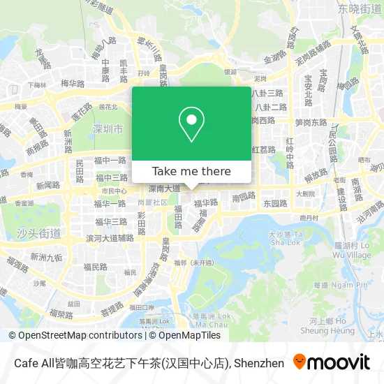 Cafe All皆咖高空花艺下午茶(汉国中心店) map