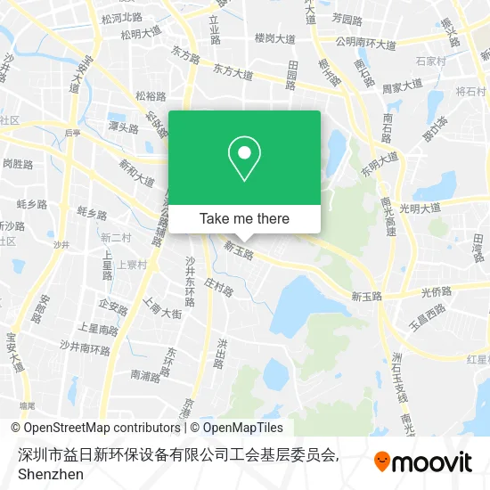 深圳市益日新环保设备有限公司工会基层委员会 map