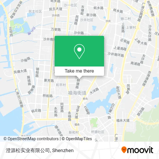 澄源松实业有限公司 map