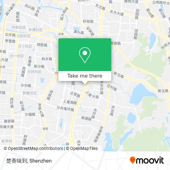 楚香味到 map