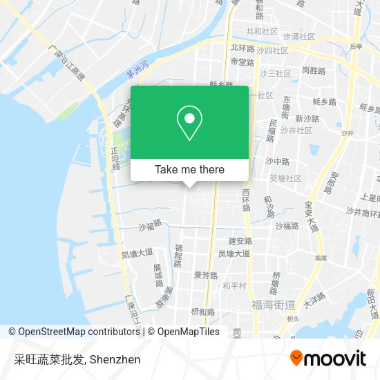 采旺蔬菜批发 map