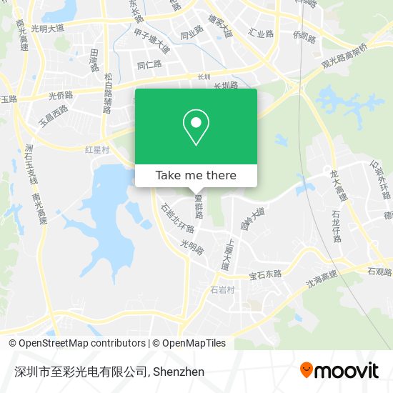 深圳市至彩光电有限公司 map