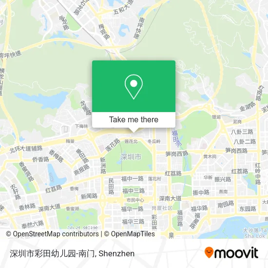 深圳市彩田幼儿园-南门 map