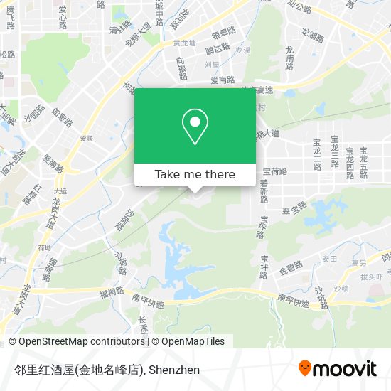 邻里红酒屋(金地名峰店) map