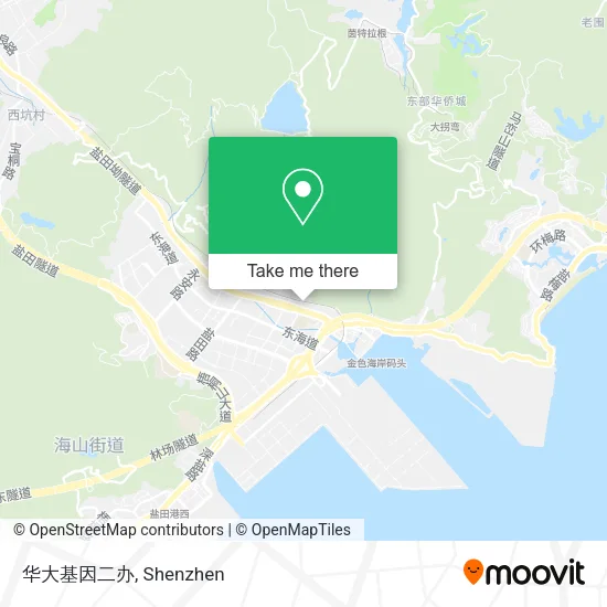 华大基因二办 map