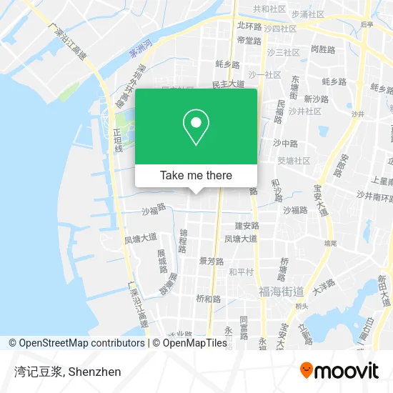 湾记豆浆 map