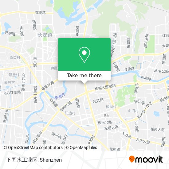 下围水工业区 map
