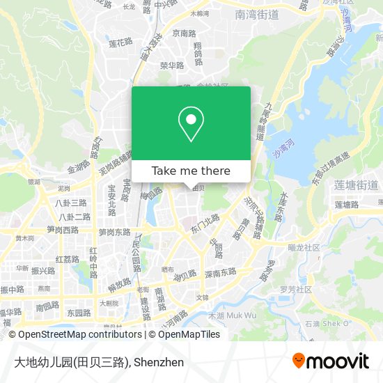 大地幼儿园(田贝三路) map