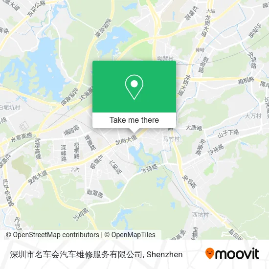 深圳市名车会汽车维修服务有限公司 map