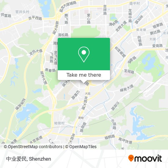 中业爱民 map