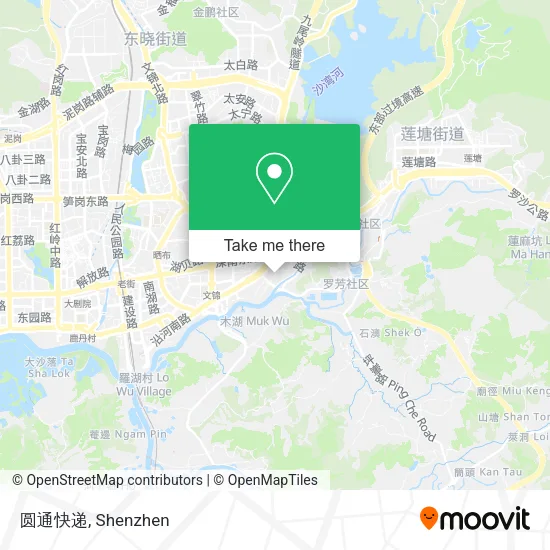 圆通快递 map