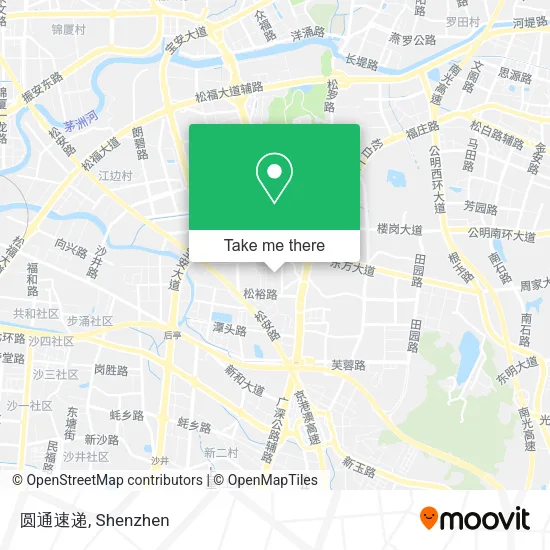 圆通速递 map