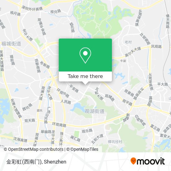 金彩虹(西南门) map