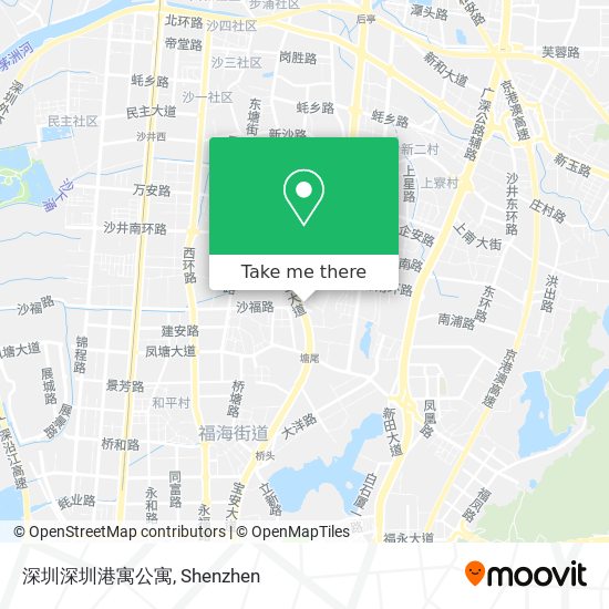 深圳深圳港寓公寓 map