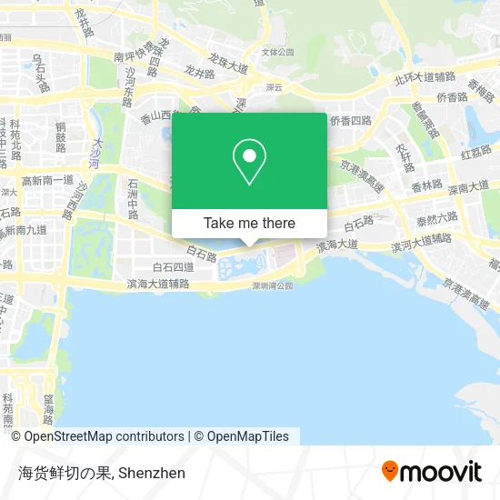 海货鲜切の果 map