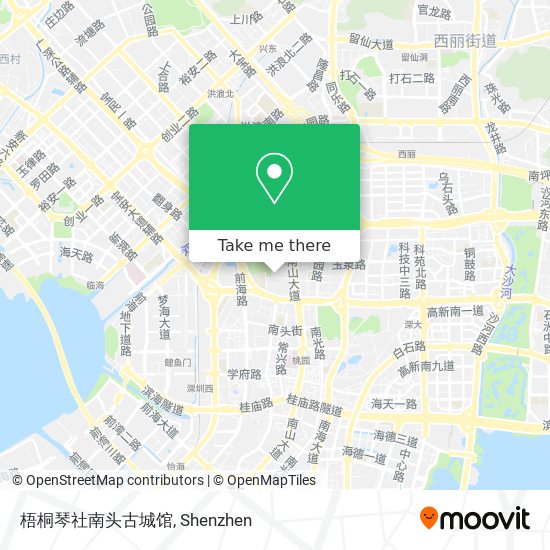 梧桐琴社南头古城馆 map