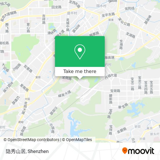 隐秀山居 map