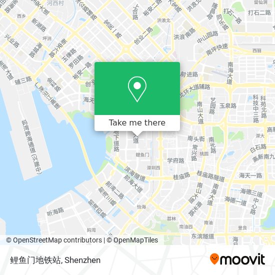 鲤鱼门地铁站 map