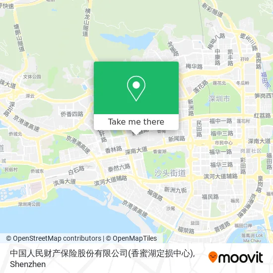 中国人民财产保险股份有限公司(香蜜湖定损中心) map