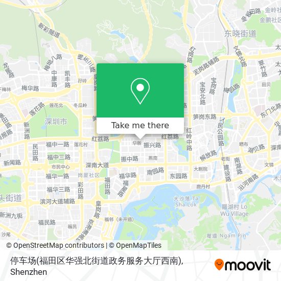 停车场(福田区华强北街道政务服务大厅西南) map