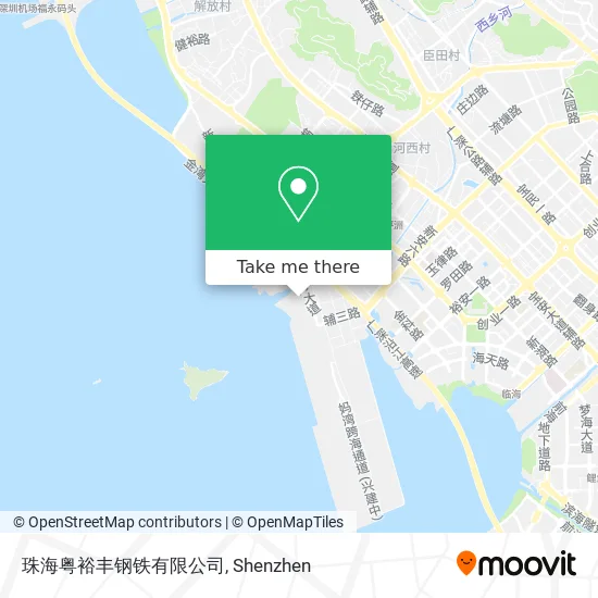 珠海粤裕丰钢铁有限公司 map