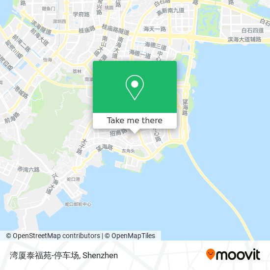 湾厦泰福苑-停车场 map