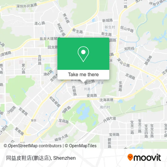 同益皮鞋店(鹏达店) map