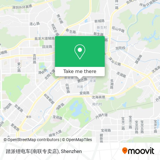 踏派锂电车(南联专卖店) map