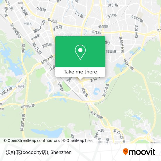 沃鲜花(cococity店) map