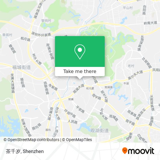 茶千岁 map