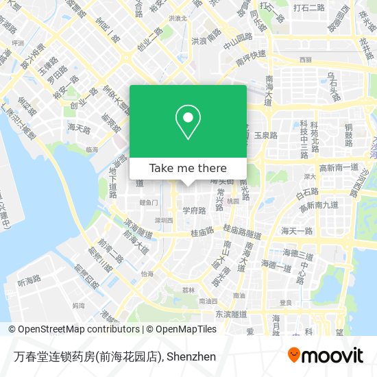 万春堂连锁药房(前海花园店) map