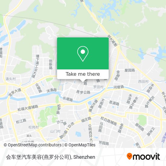 会车堡汽车美容(燕罗分公司) map