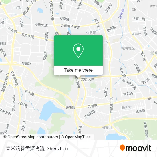 壹米滴答孟源物流 map