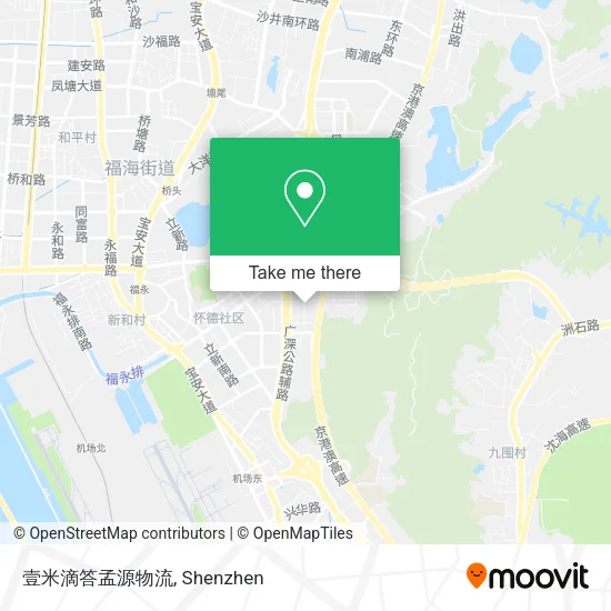 壹米滴答孟源物流 map