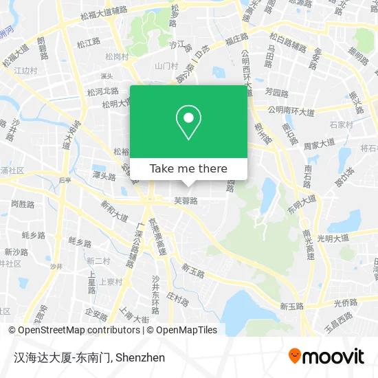 汉海达大厦-东南门 map