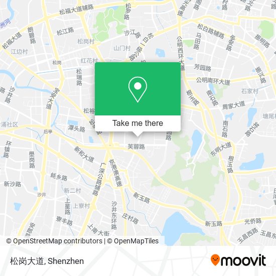 松岗大道 map